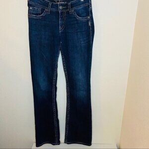 Silver Suki Surplus Bootcut Jeans Size: W28/L34